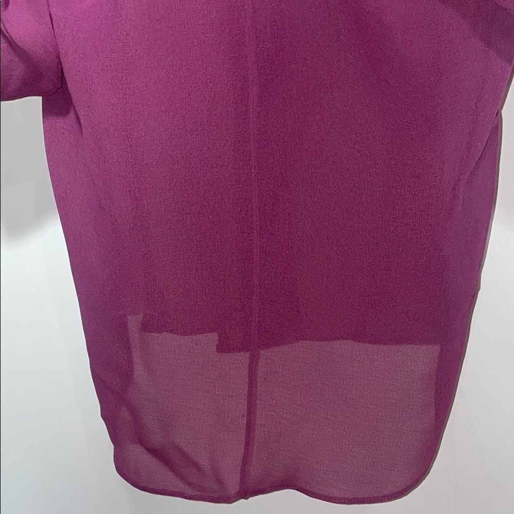 Vintage purple blouse sheer - Picture 8 of 9